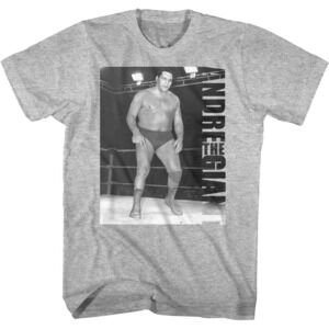 Black And White Photo Andre The Giant Tshirt